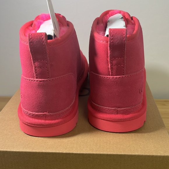UGG Shoes Nwt Womens Ugg Neumel 8 Hot Pink Suede Fur Lined Bootie